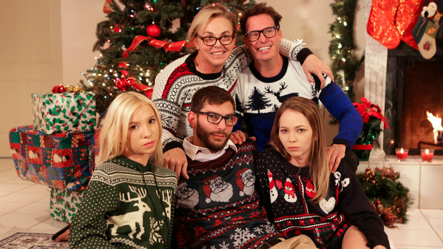 Fam fuck featured in a twisted XXX Christmas movie