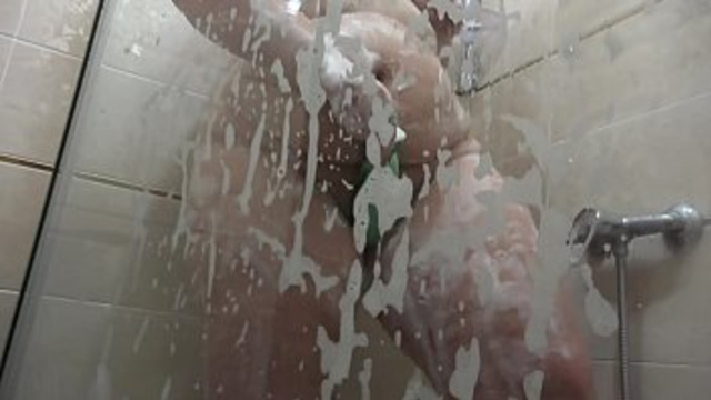 Thick MILF Gets Soapy and Oily in the Shower and Reaches Earth-Shattering Orgasm