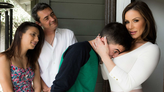 Horny MILF Doesn't Waste Any Time - Gives Daughter's Boyfriend Dinner And Sex