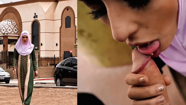 Nasty muslim bitch in hijab enjoys rough sex sex and gets all cum inside