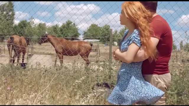 Redhead Babe Makes BF Fuck Her Hard in the Great Outdoors, Morning Wood!