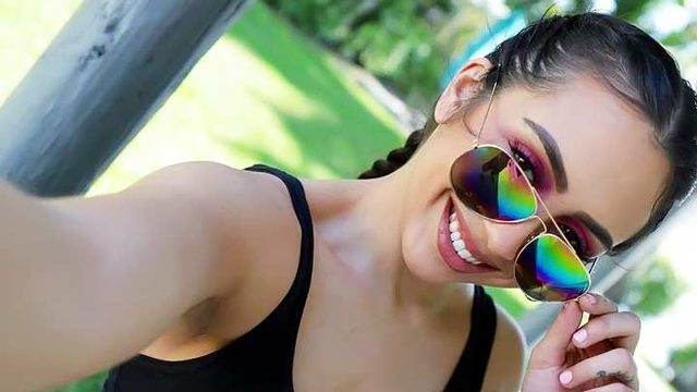 Mesmerizing babe Lilly Hall fucked hard own bro