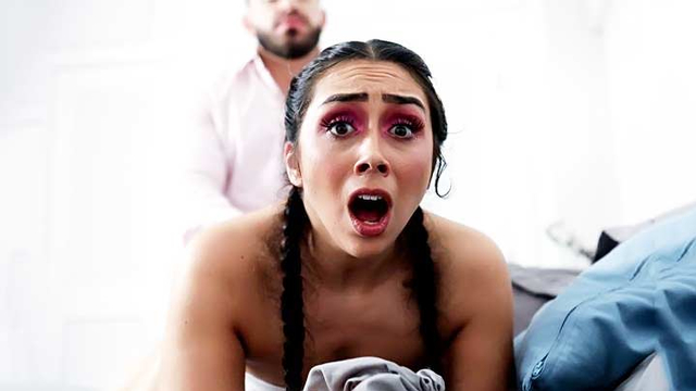 Delicious teen girl Lilly Hall fucked hard own perv bro