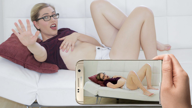 Insatiable XXX sister with pierced nipples gets nicely fucked on the couch