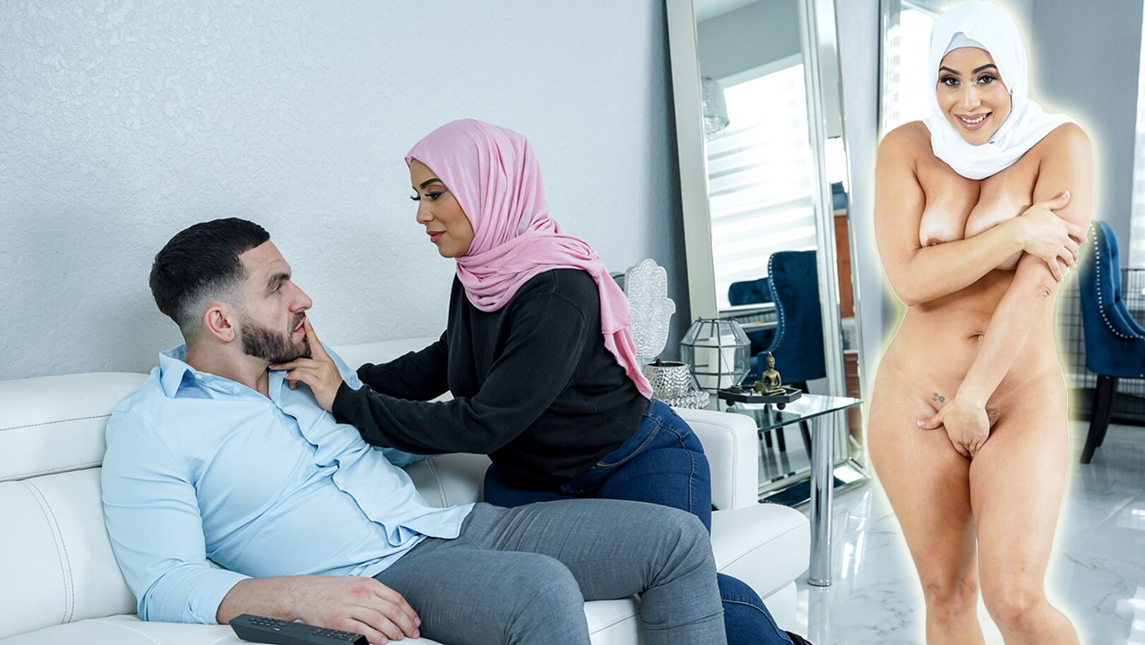 Hijab-wearing arabian mom try her sons American cock size XXX DaChicky