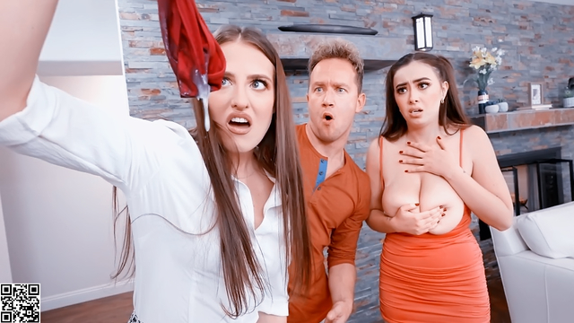 His wife's sister puts her cummy panties in her mouth to avoid being caught!