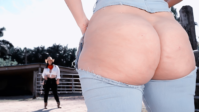 Beautiful XXX big booty sluts gets drilled by a big cock local priest