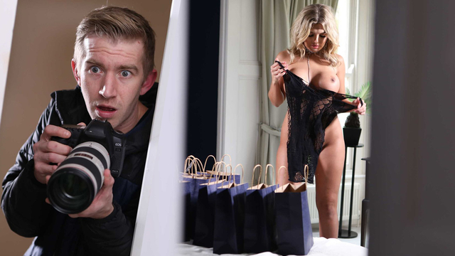 Local guy spies on the naked neighbors wife